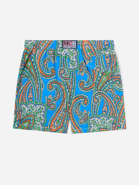 Short de bain garçon à imprimé cachemire 