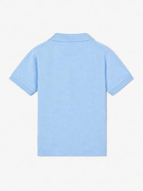 Polo en éponge bleu clair Jeremy Jr 