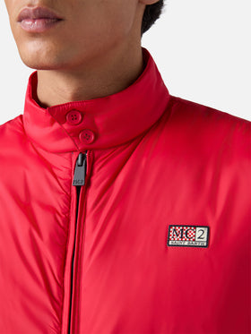 Jet lightweight bomber jacket in red