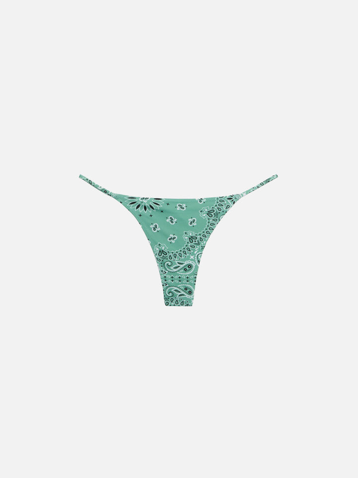 Jodene Cheeky Badeslip mit Bandanna-Print - Paloma Scoop Bralette mit Bandanna-Print
