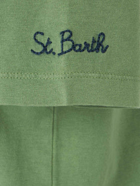 Militärgrünes T-Shirt für Jungen mit Snoopy-Aufdruck | SNOOPY – PEANUTS™ SONDEREDITION