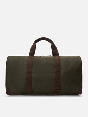 Sac de voyage Jetleg ciré vert militaire avec broderie logo 