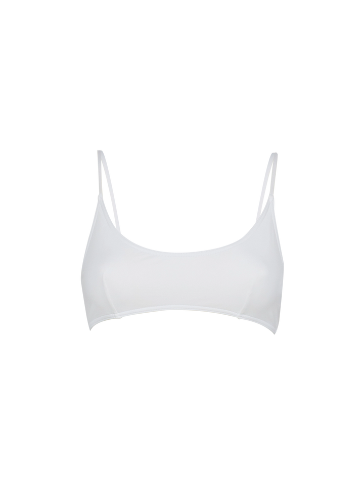 Judy white bralette beach top Judy