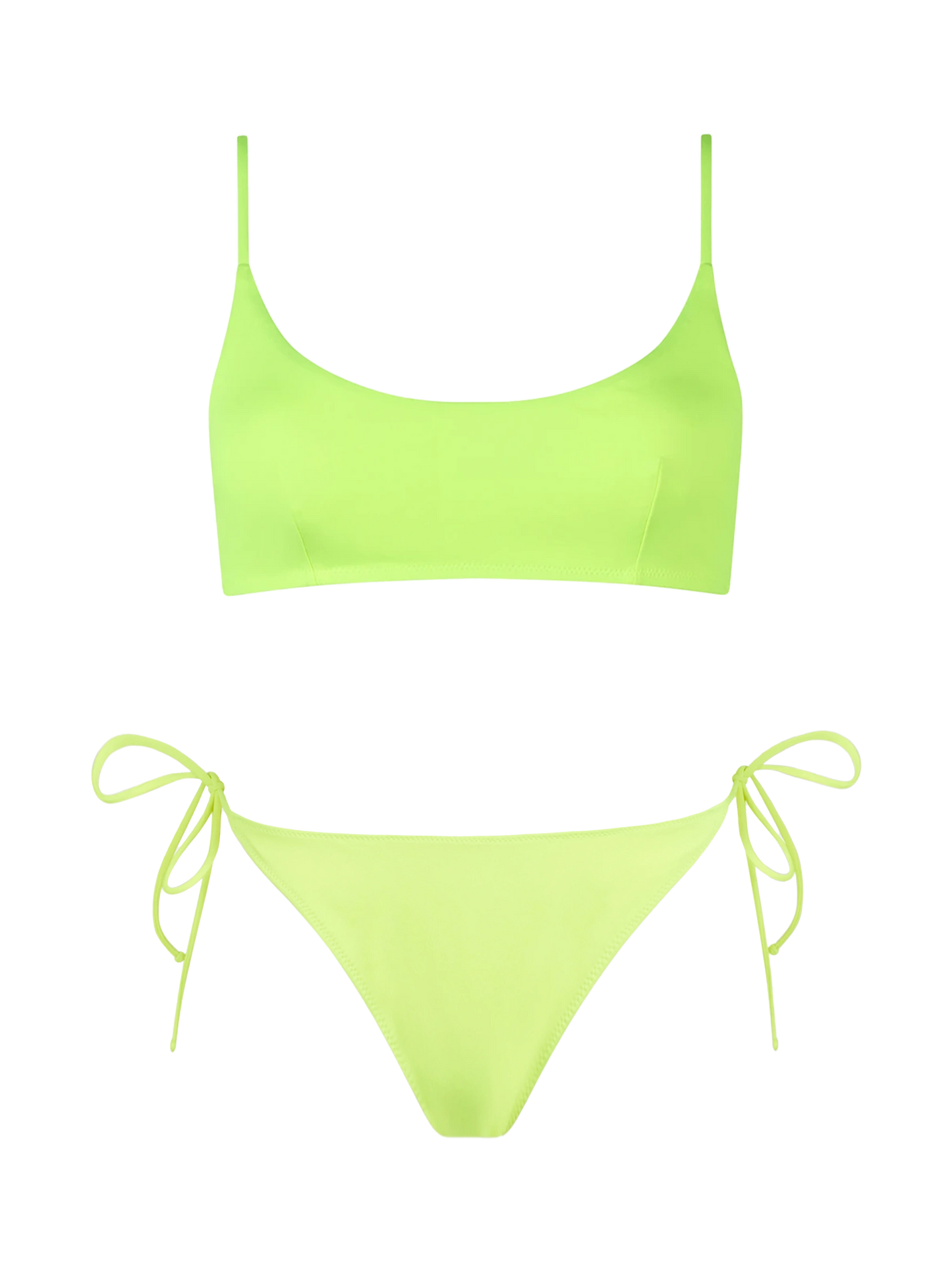 Woman fluo yellow bralette bikini Judy Virgo - MC2 Saint Barth