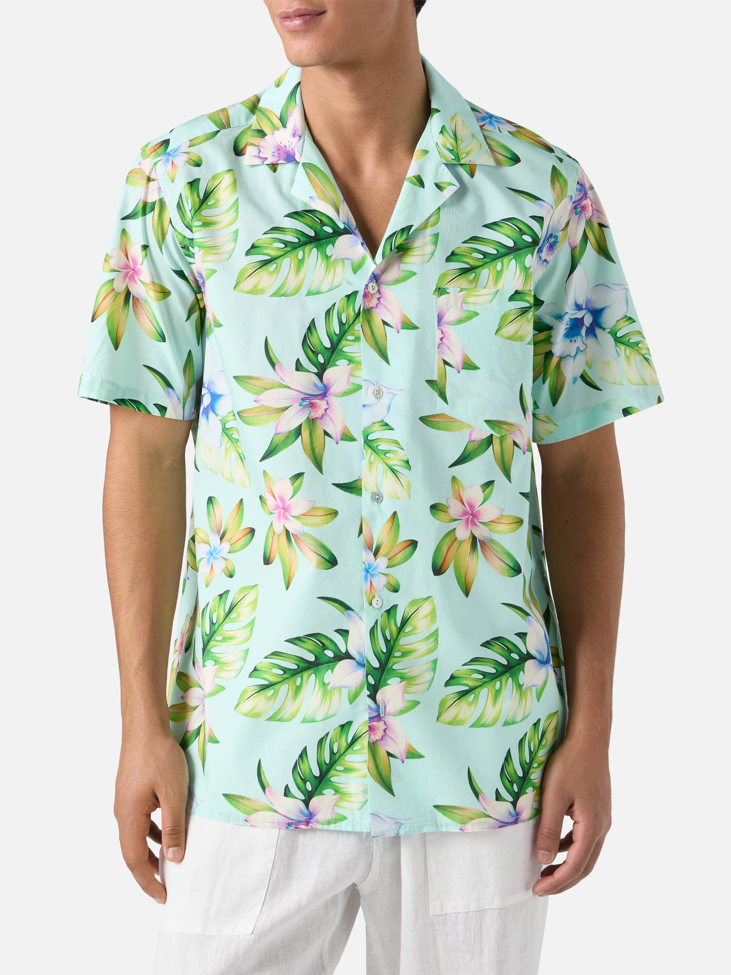 Kalea Baumwollhemd mit Blumenmuster