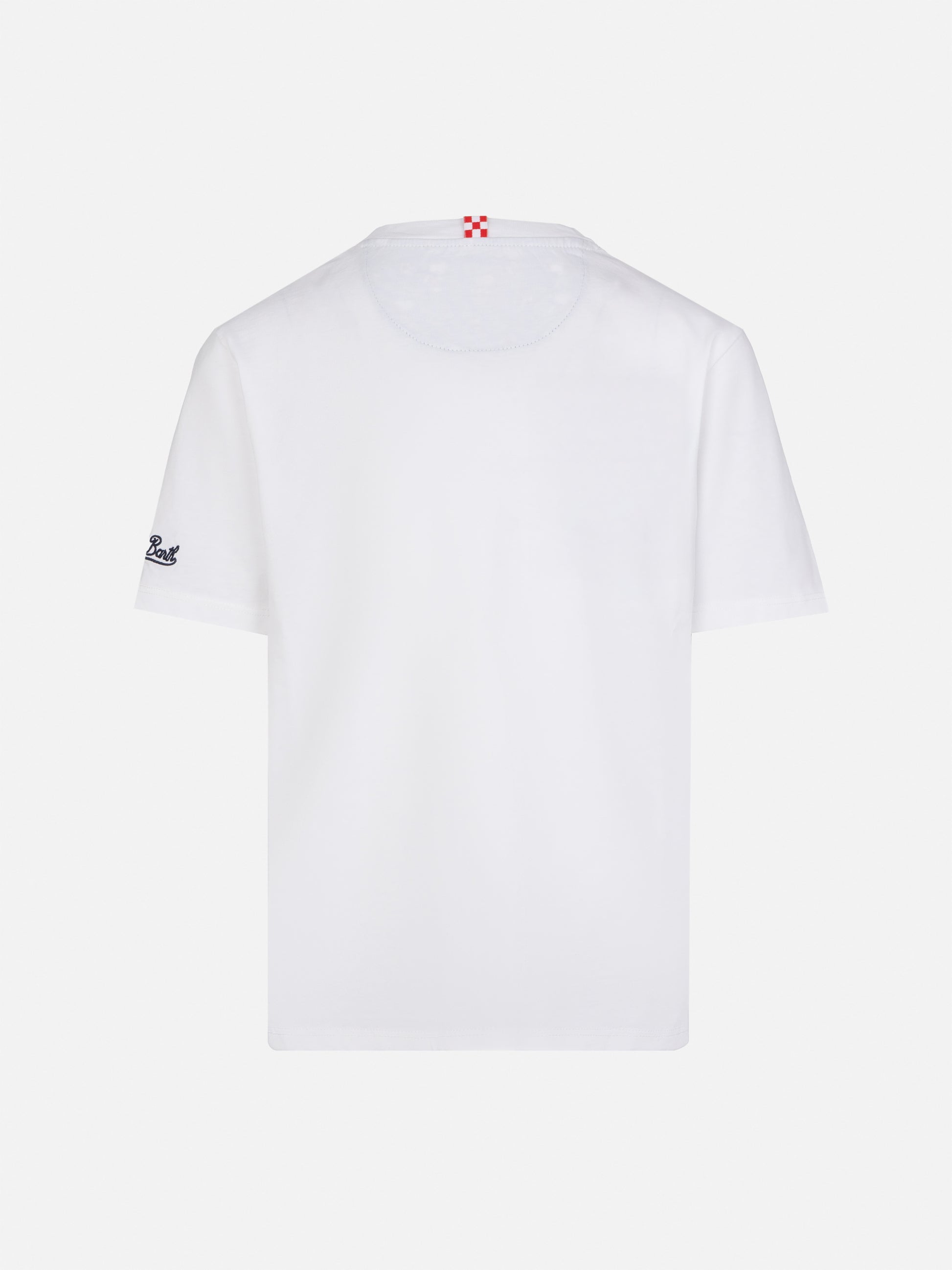 Kea cotton t-shirt with Snoopy printed pocket | SNOOPY PEANUTS® SPECIAL EDTION - MC2 Saint Barth