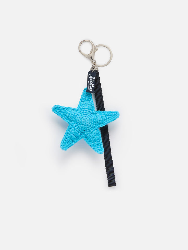 Keyring  with heart fishstar charm