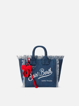 Funny bag Charm with crochet padded bow