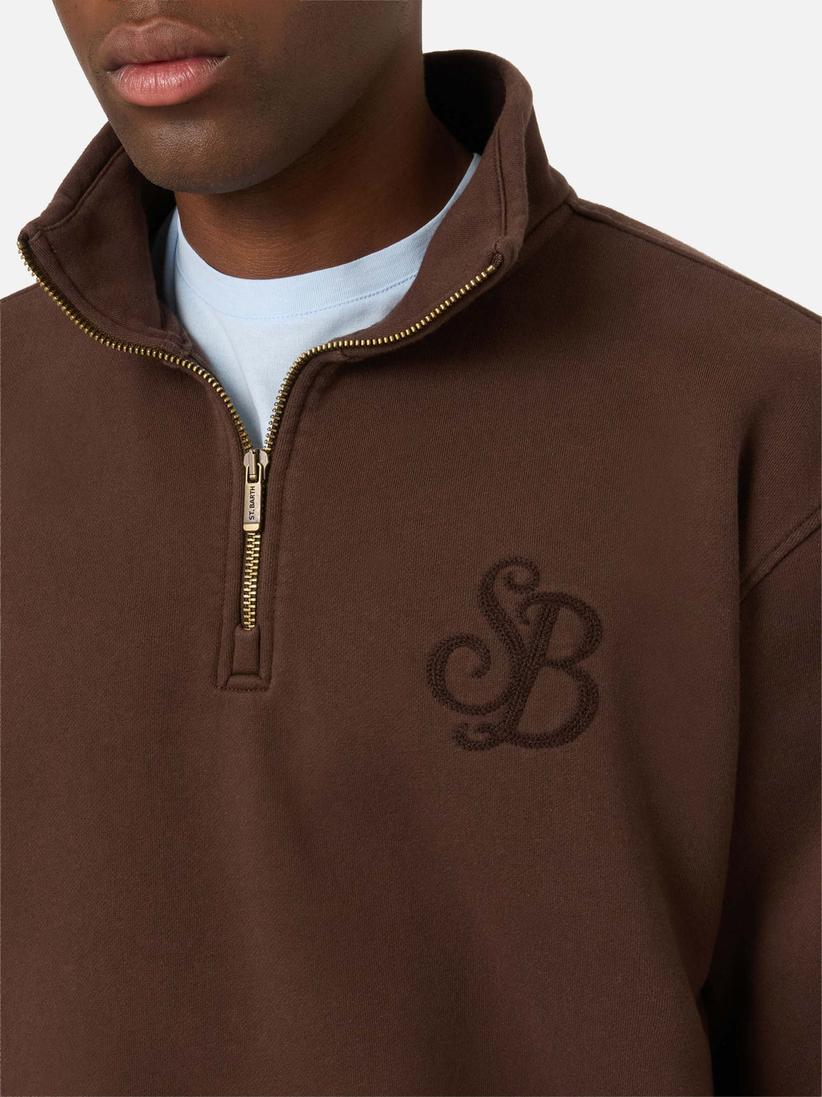 Sudadera de algodón Brown Kenneth con monograma SB Legacy 