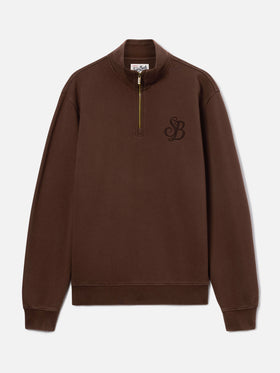 Sudadera de algodón Brown Kenneth con monograma SB Legacy 