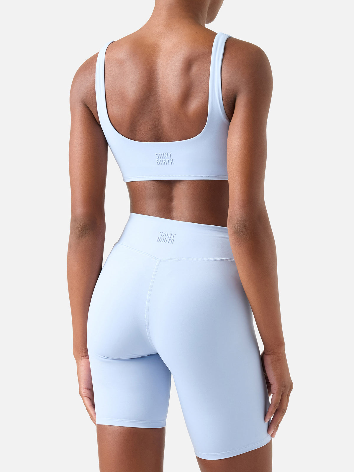 Light blue Kassie fitness top
