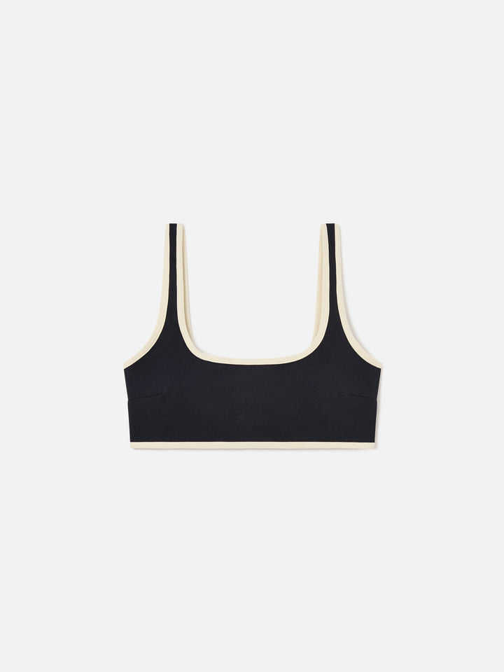Top fitness Kassie bianco panna