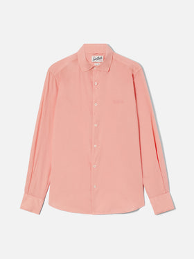 Camisa Peach Chemise Ice en voile de algodón puro 