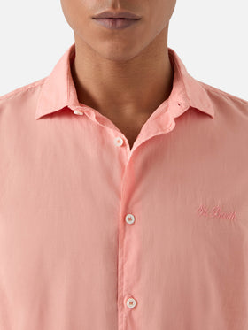 Camisa Peach Chemise Ice en voile de algodón puro 