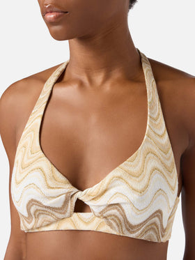 Bikini raschel degradé gold Leda Yali 