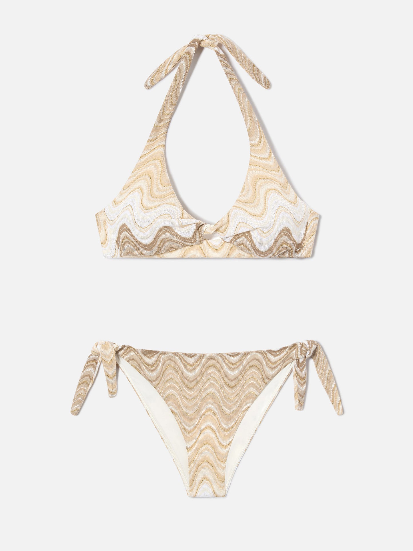 Bikini Leda Yali raschel degradé oro
