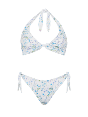Classic triangle bikini Leda Yali with floral print - MC2 Saint Barth