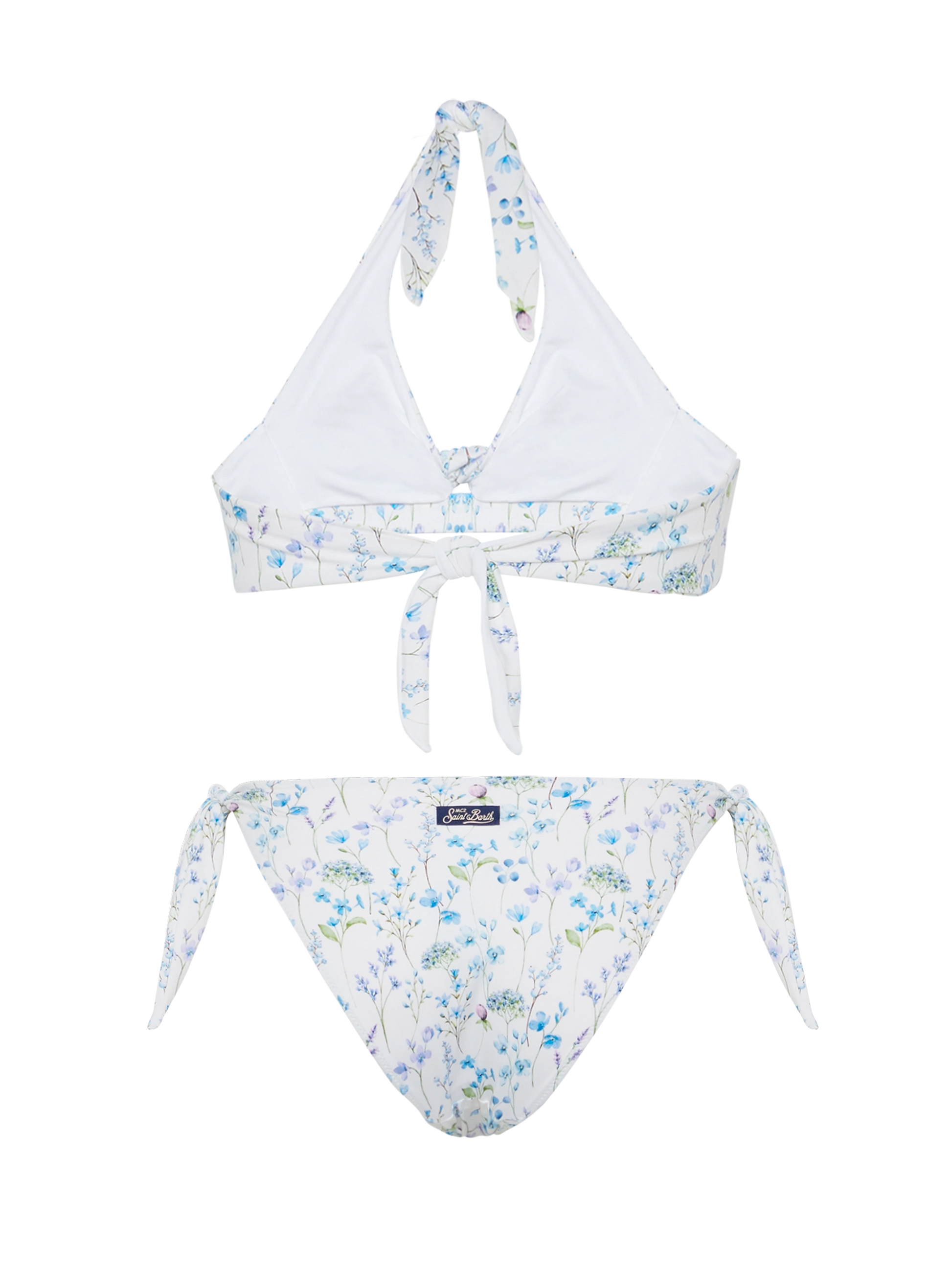 Classic triangle bikini Leda Yali with floral print - MC2 Saint Barth