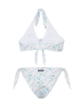 Classic triangle bikini Leda Yali with floral print - MC2 Saint Barth