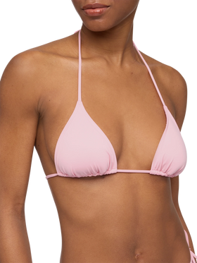 Leah pink triangle top swimsuit - MC2 Saint Barth