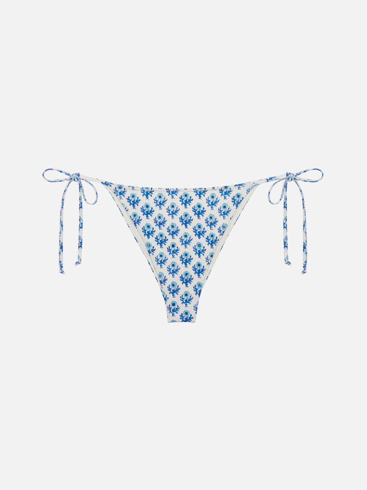 Marielle classic swim briefs with floral print
