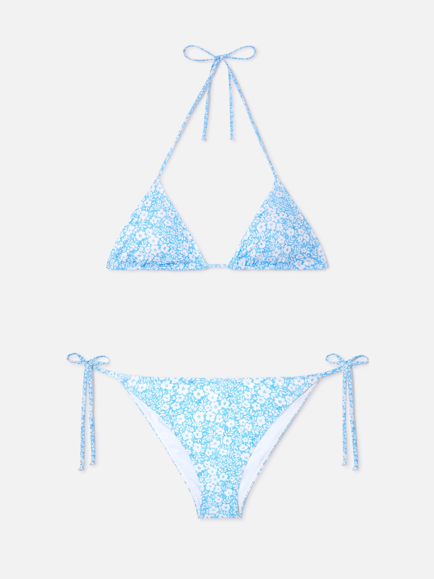 Bikini triangular Leah Virgo vintage floral 