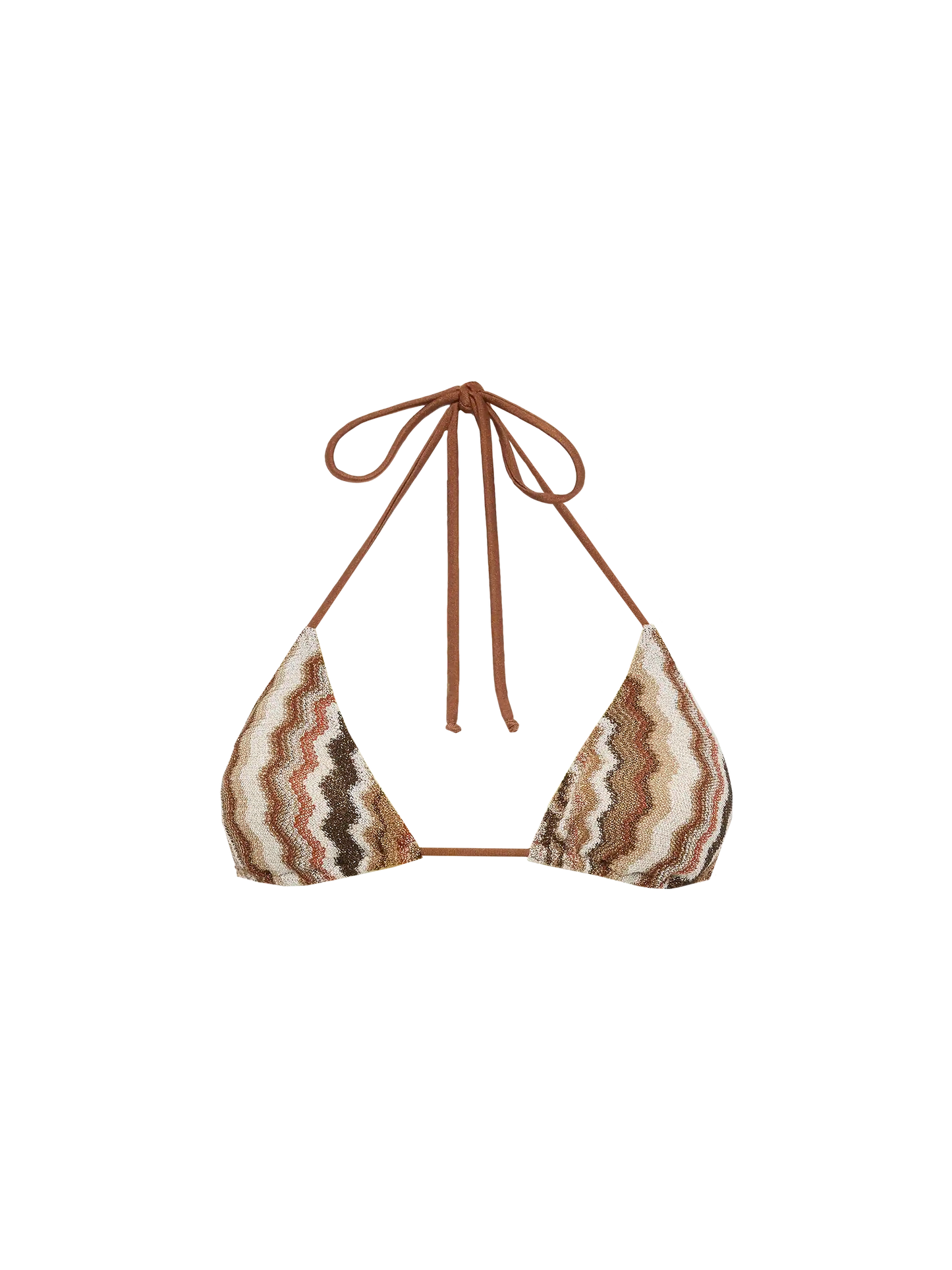 Leah raschel chevron pattern triangle top - MC2 Saint Barth