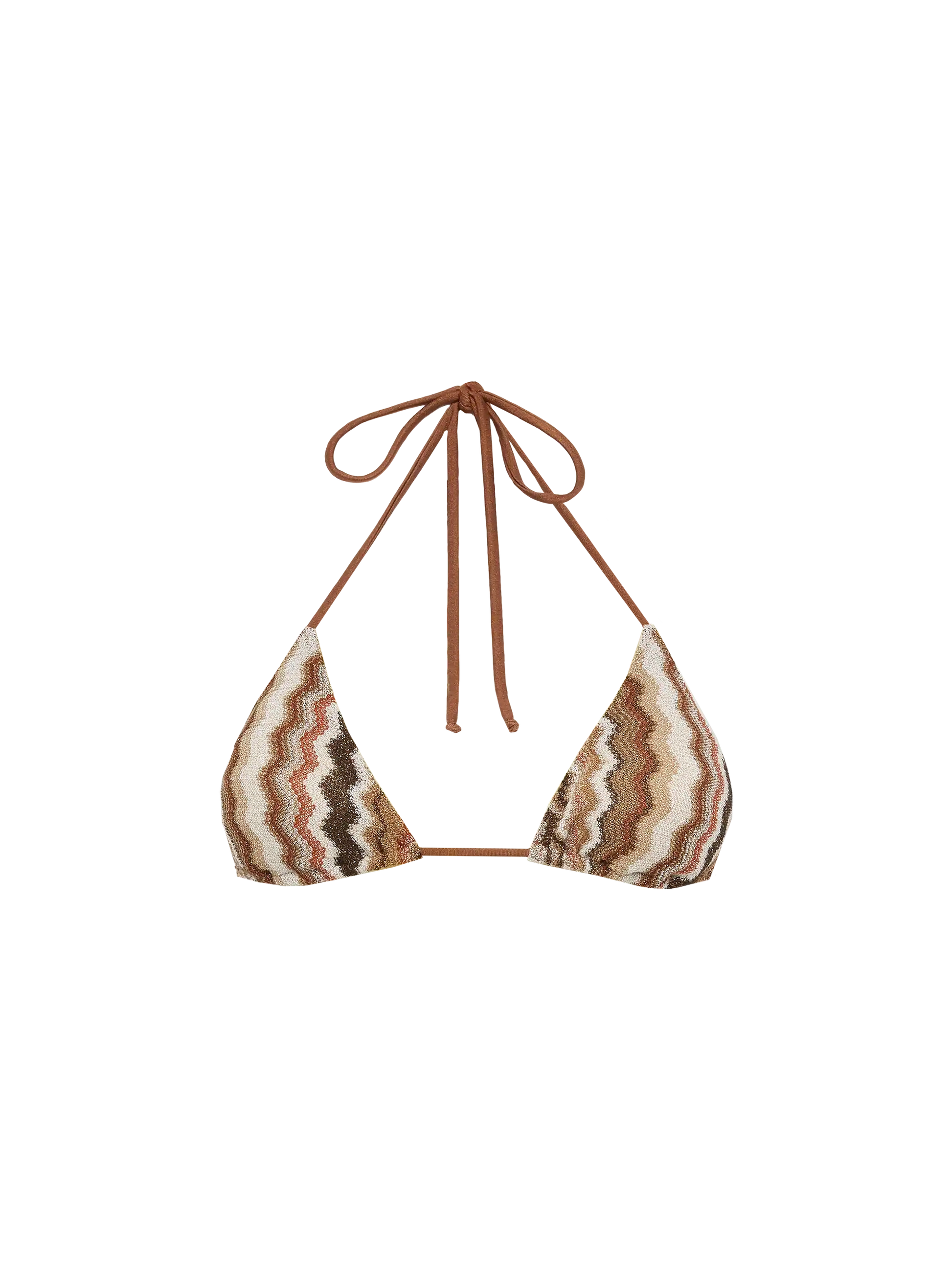 Leah raschel chevron pattern triangle top - MC2 Saint Barth
