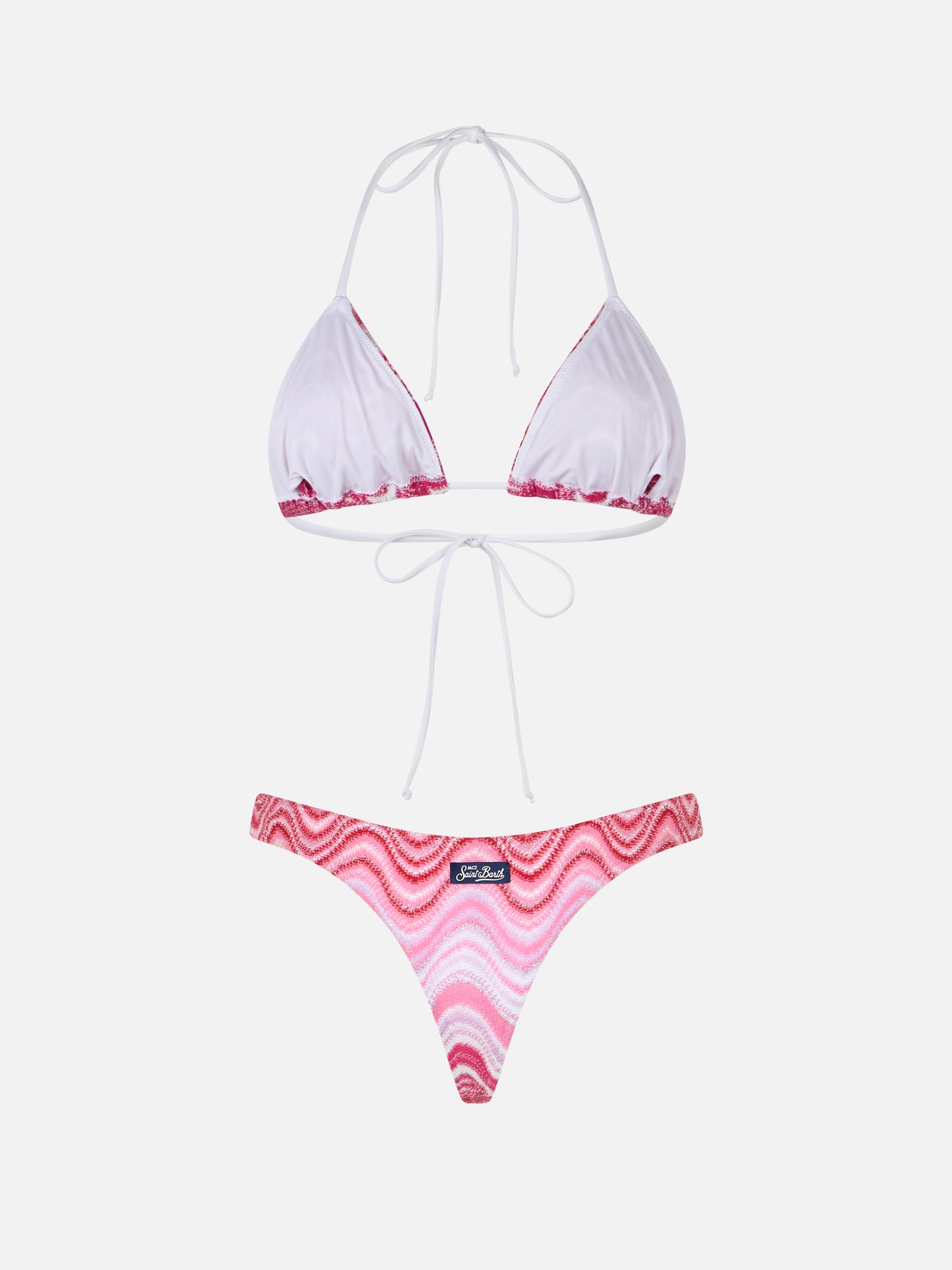 Bikini triangle en maille raschel pour femme Leah Naomi 