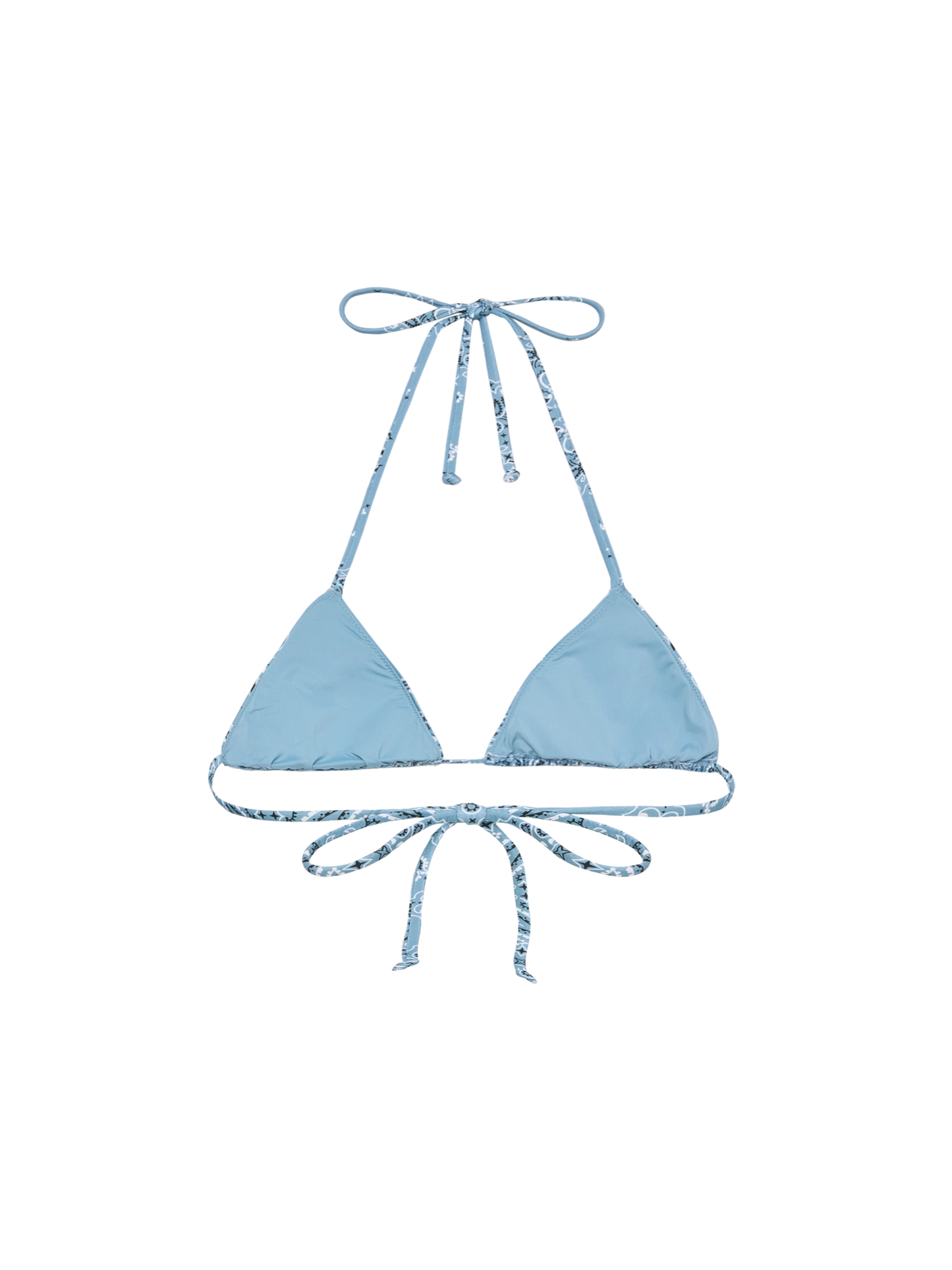 Leah triangle top swimsuit with bandanna print - MC2 Saint Barth