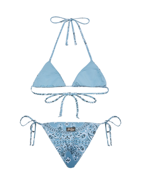 Classic triangle bikini Leah Marielle with bandanna print - MC2 Saint Barth