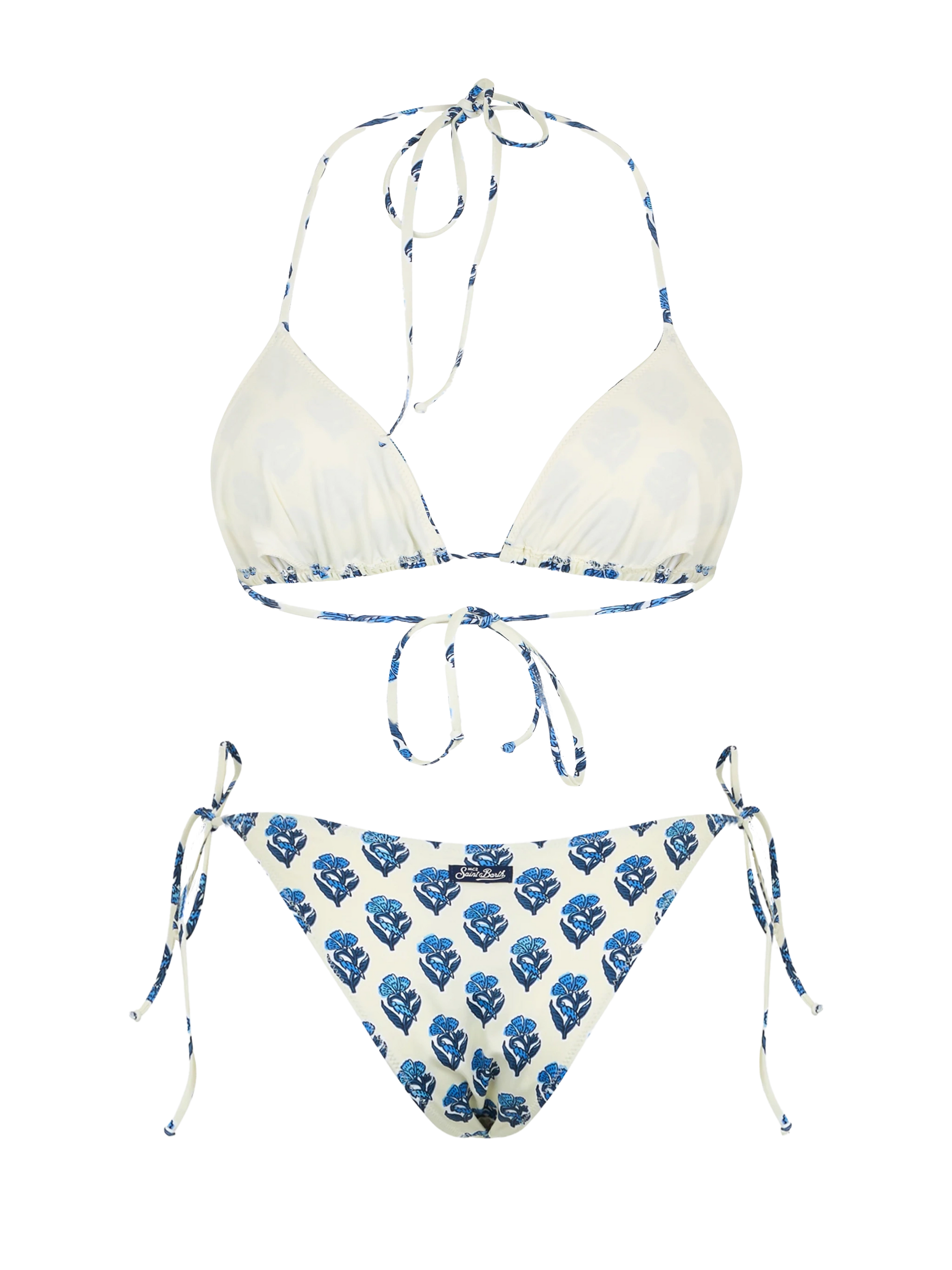 Woman jaipur flower triangle bikini Leah Virgo - MC2 Saint Barth