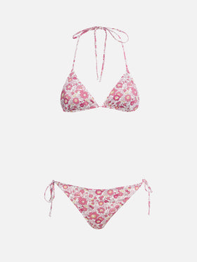 Costume da bagno da donna con top a triangolo Betsy Leah | REALIZZATO CON TESSUTO LIBERTY
