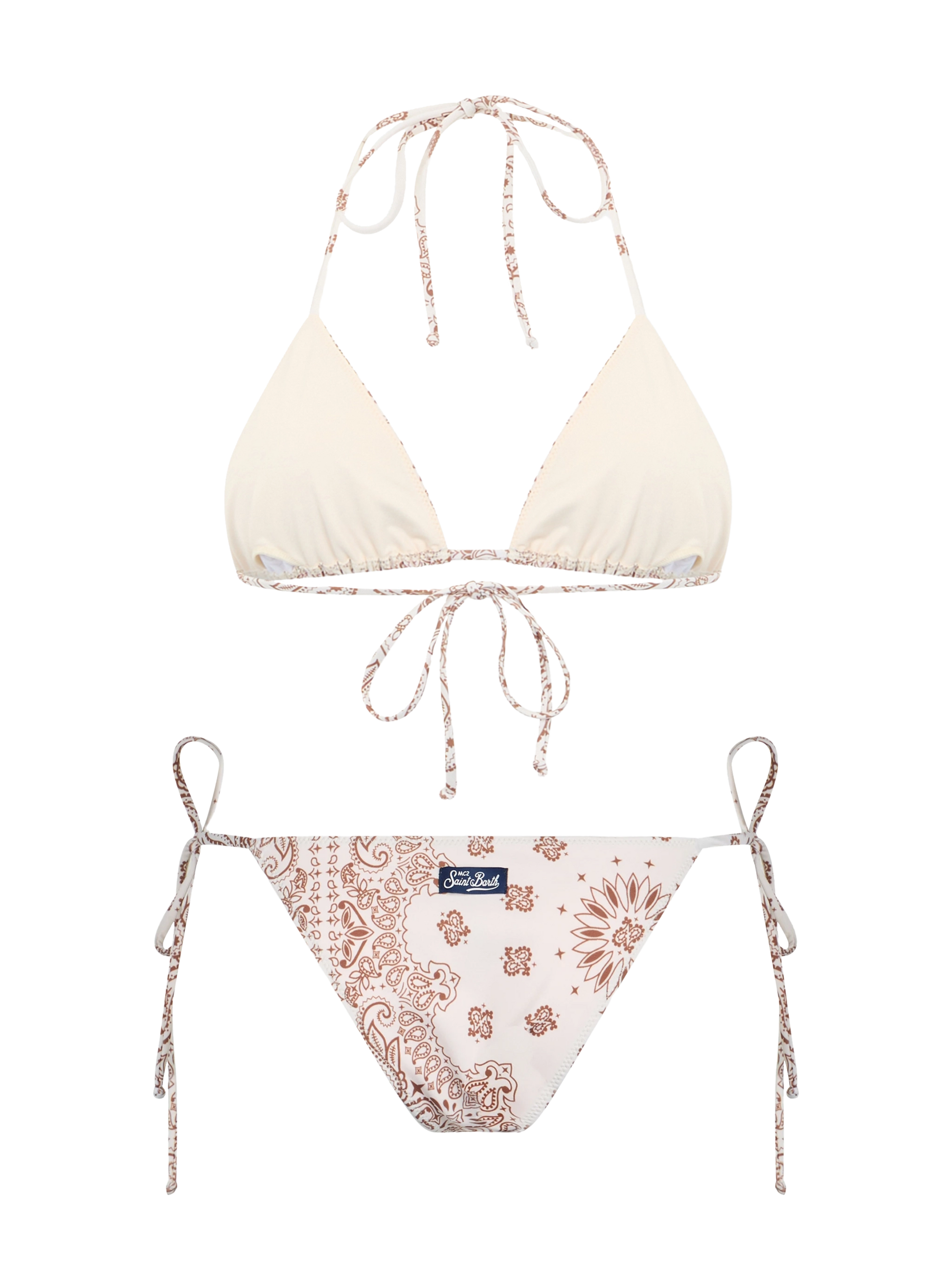Woman bandanna triangle bikini Leah Marielle - MC2 Saint Barth