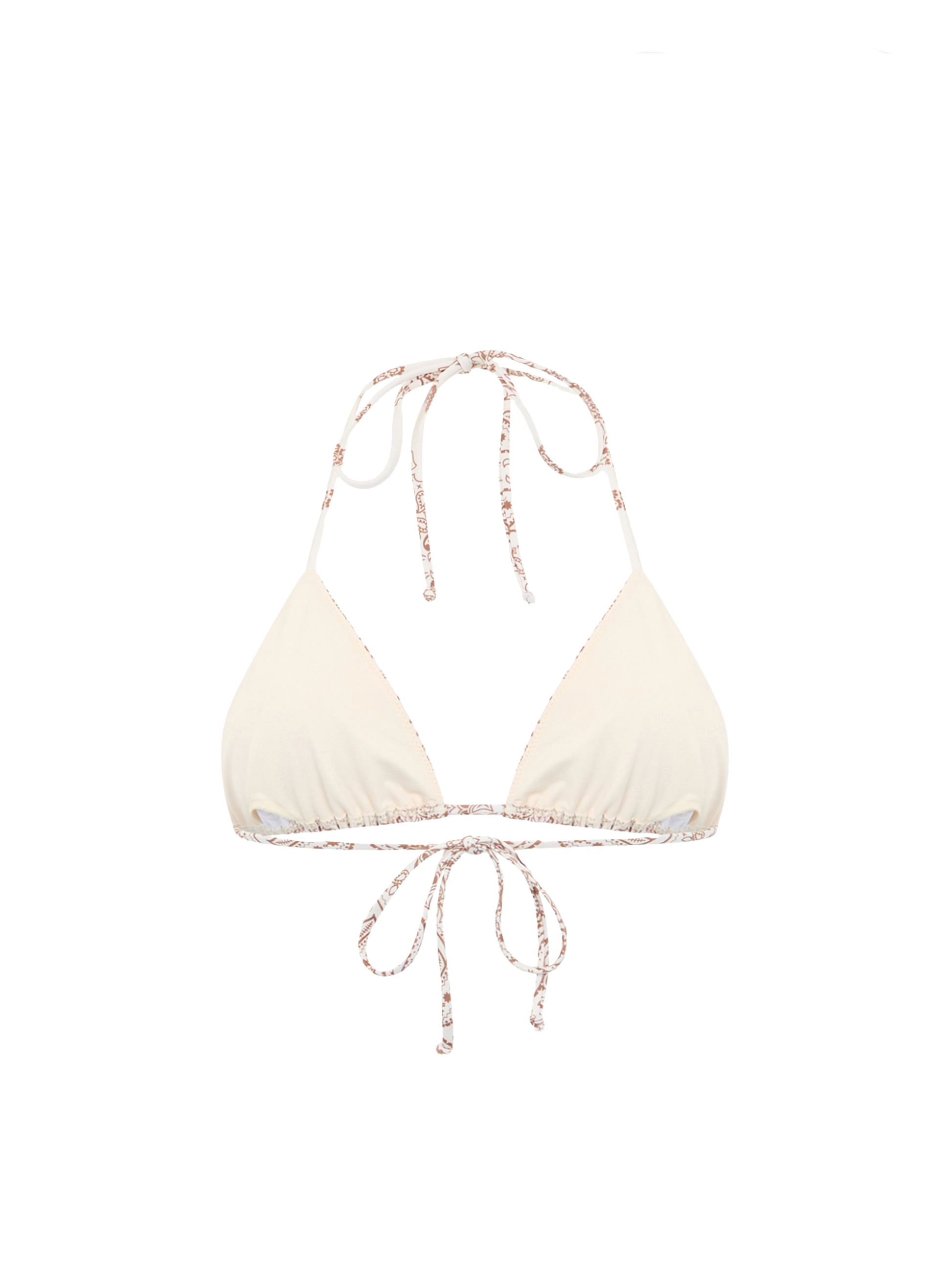Woman bandanna triangle top swimsuit Leah - MC2 Saint Barth