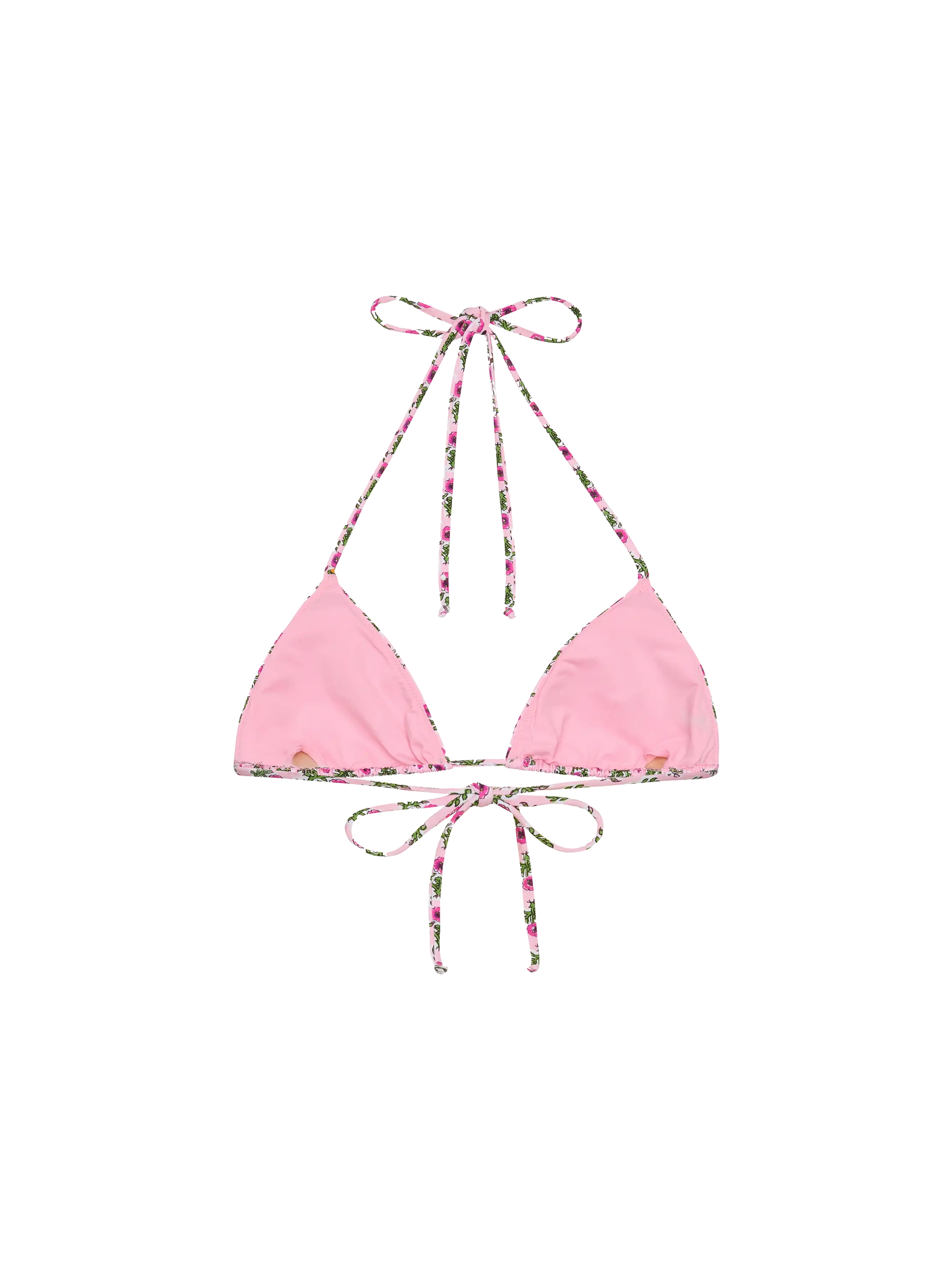 Leah triangle top swimsuit with floral print - MC2 Saint Barth