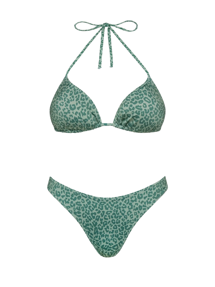 Triangle bikini Leah Naomi with animalier print - MC2 Saint Barth