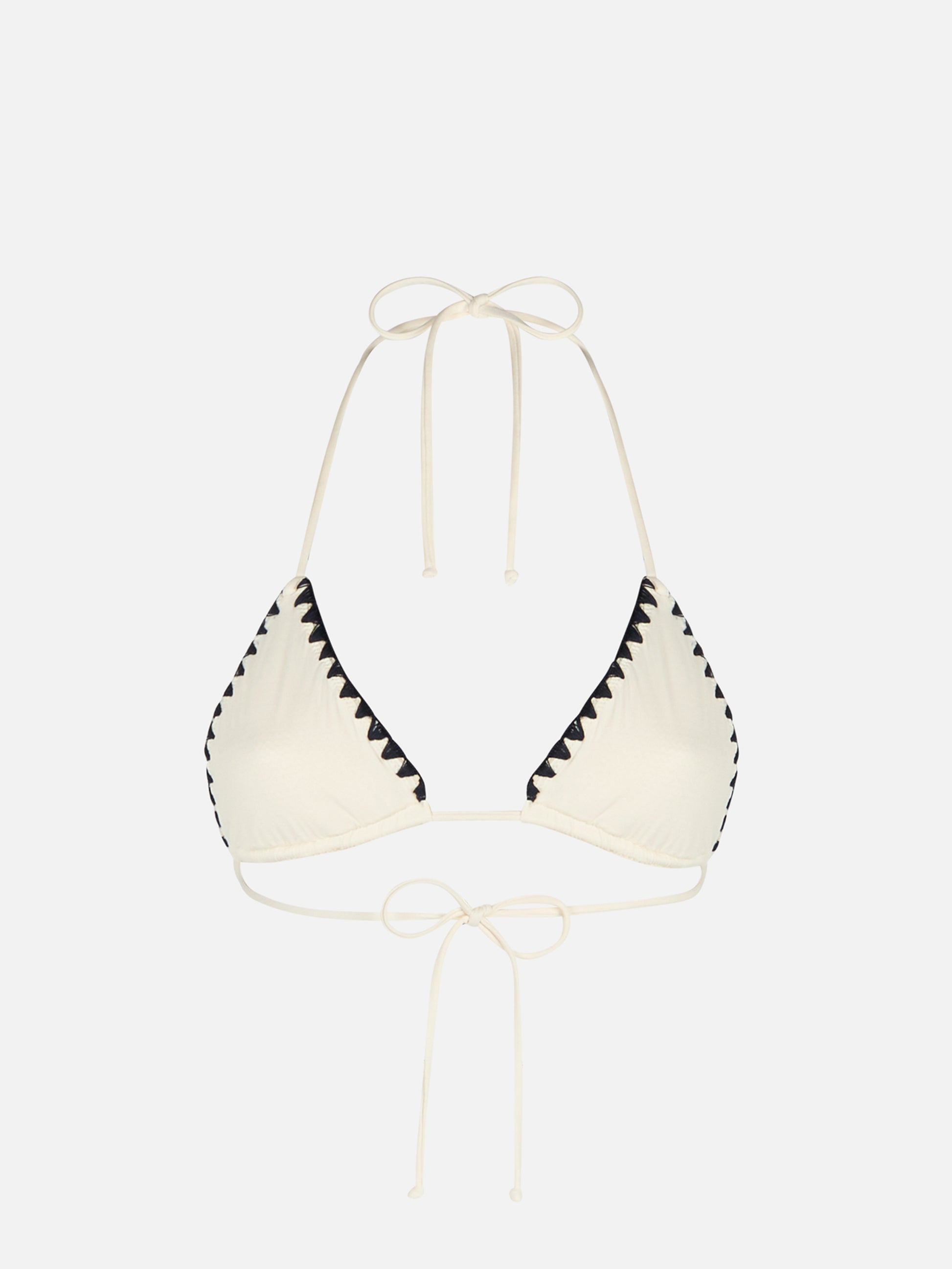 Woman crochet triangle top swimsuit Leah - MC2 Saint Barth