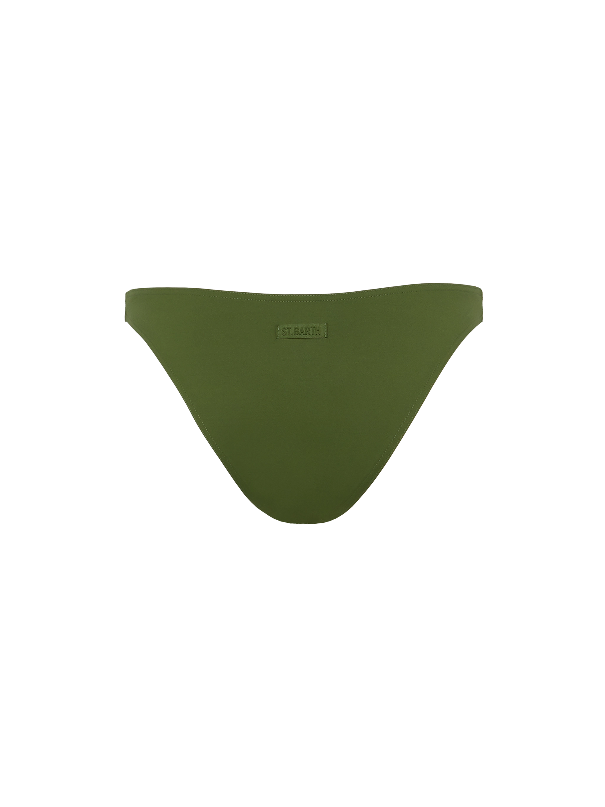 Lido military green classic swim briefs - MC2 Saint Barth
