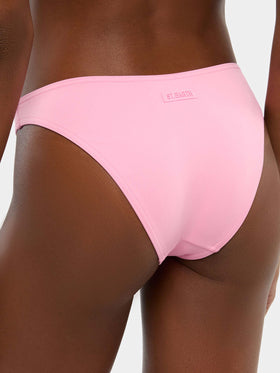 Lido pink classic swim briefs - Judy pink bralette beach top Judy