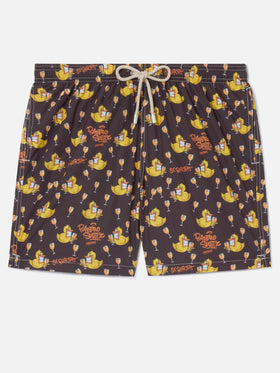 Lighting swim shorts with Cryptopuppets print | Special Edition