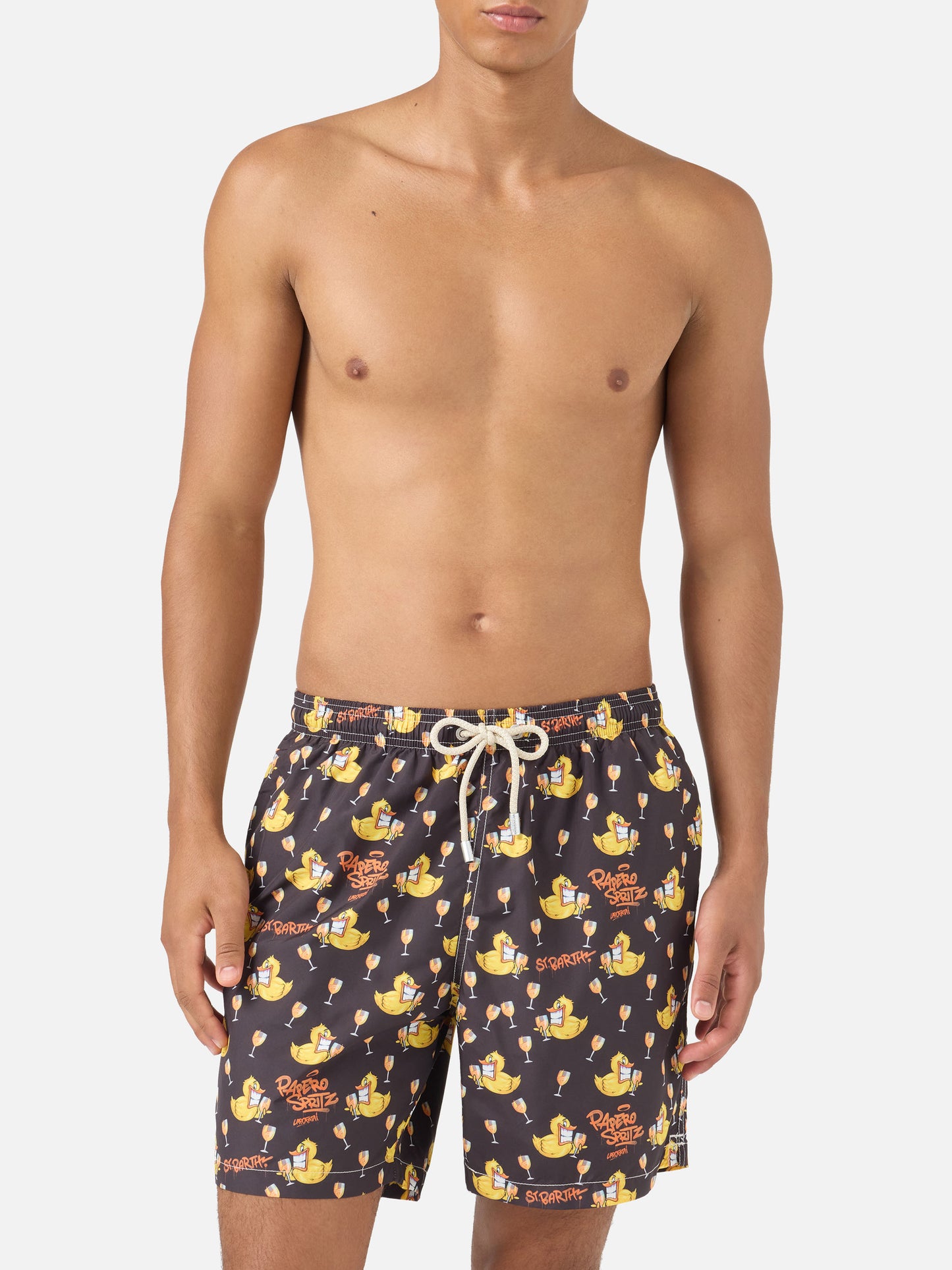 Lighting swim shorts with Cryptopuppets print | Special Edition
