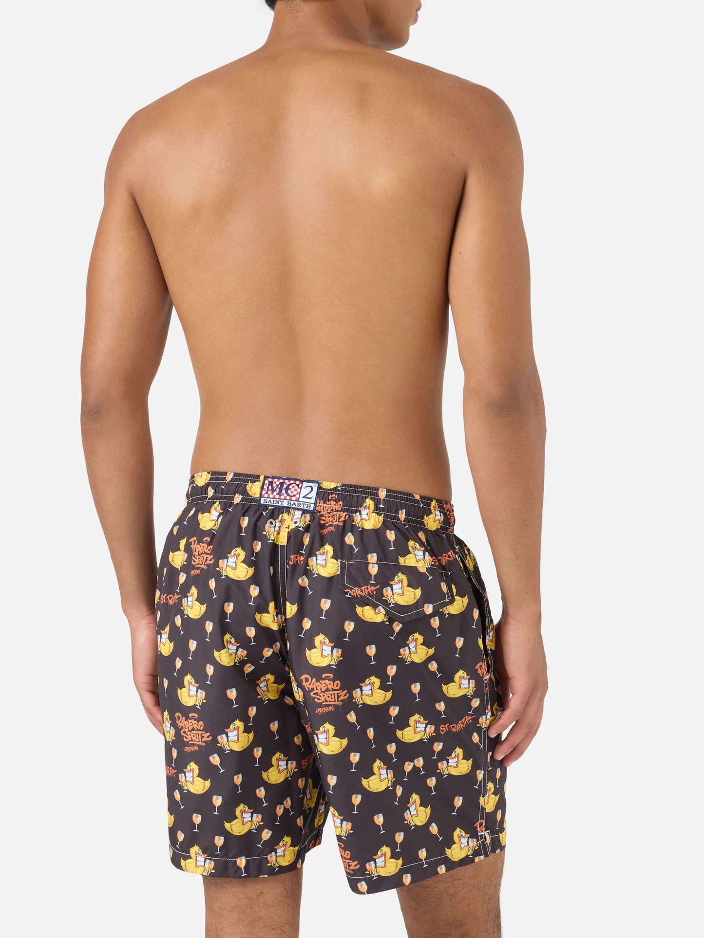 Lighting swim shorts with Cryptopuppets print | Special Edition