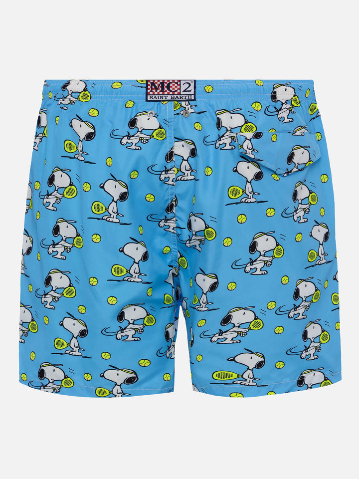 Lightweight fabric swim-shorts Lighting with Snoopy print|SNOOPY PEANUTS® SPECIAL EDITION - MC2 Saint Barth