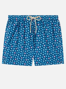 Lighting Badeshorts mit Micro Fantasy blue starfish-Print 