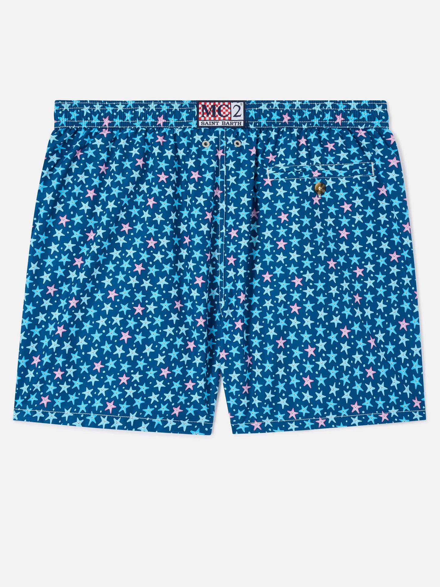 Lighting Badeshorts mit Micro Fantasy blue starfish-Print 