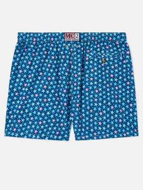 Lighting Badeshorts mit Micro Fantasy blue starfish-Print 