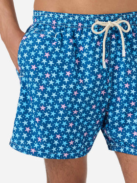 Lighting Badeshorts mit Micro Fantasy blue starfish-Print 