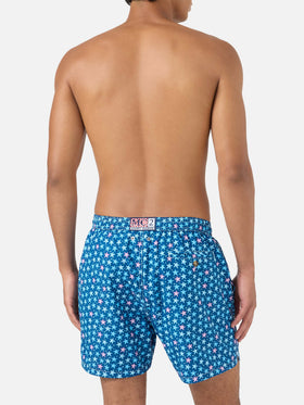 Lighting Badeshorts mit Micro Fantasy blue starfish-Print 