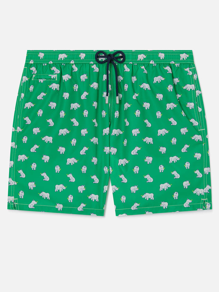 Herren-Badeshorts aus leichtem Stoff Lighting Micro Fantasy mit Padel-Aufdruck